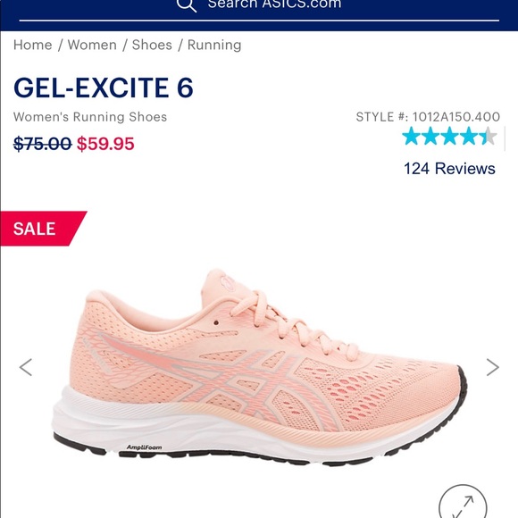 asics gel excite 6 women's running shoe